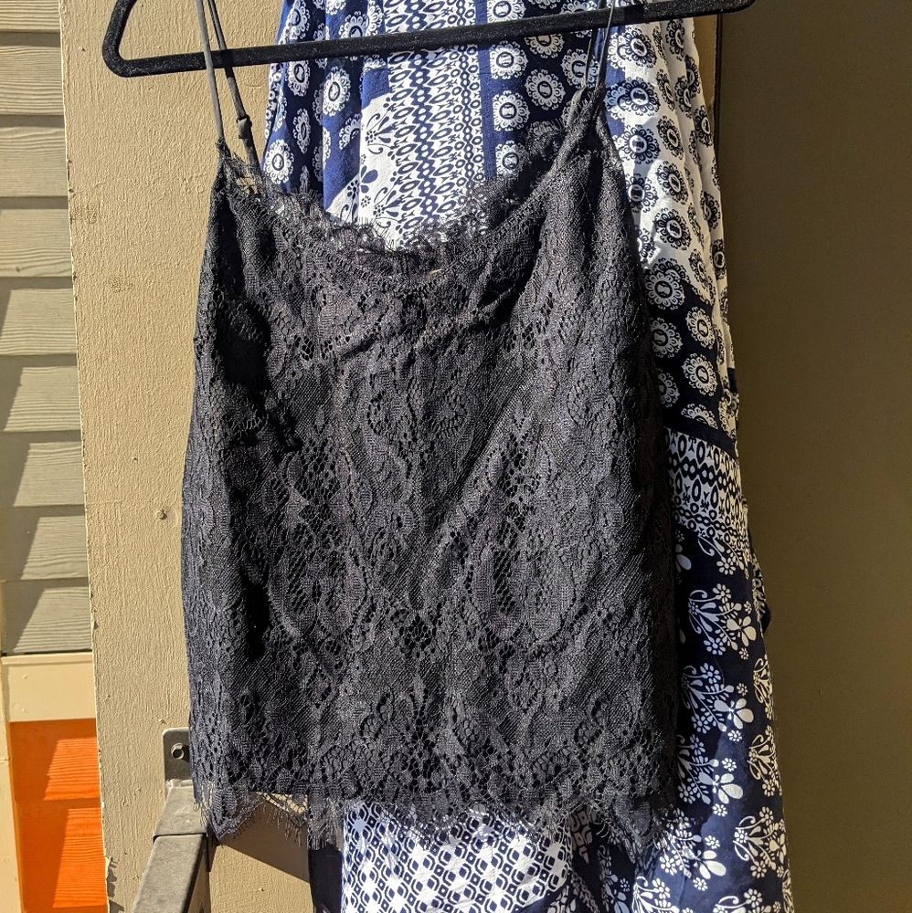 Lace crop top